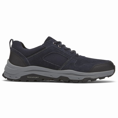 Tênis Rockport XCS Birchfield Ubal Trekker Homem Azul Marinho/Pretas PT-69450